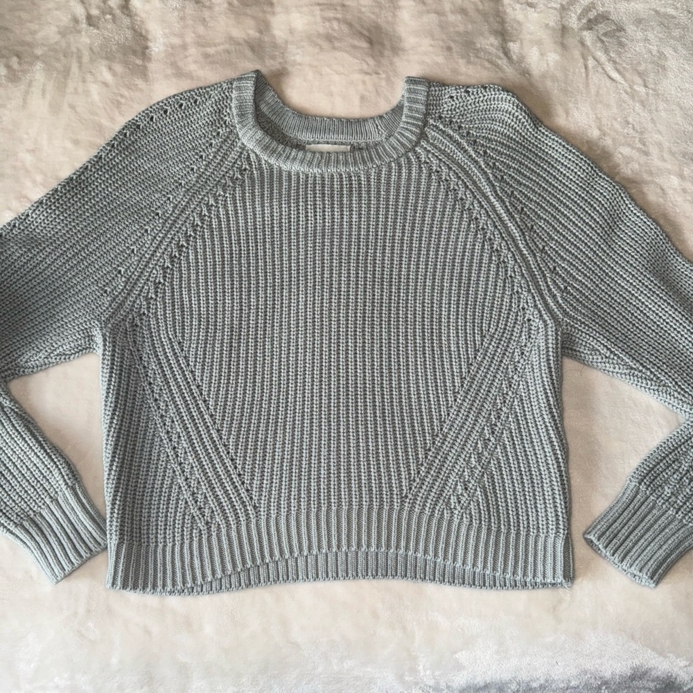 Abercrombie Shaker Stitch Crew Sweater